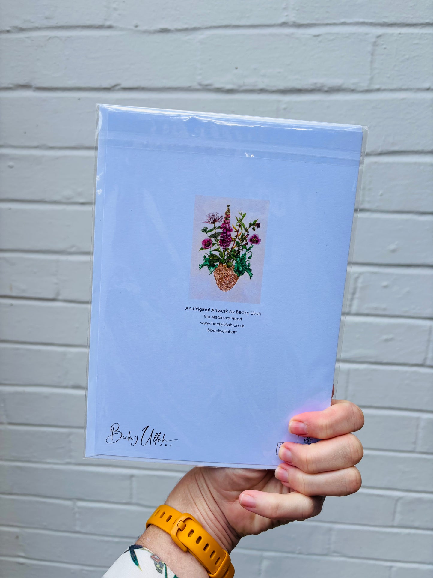 Greetings Card - The Medicinal Heart A5