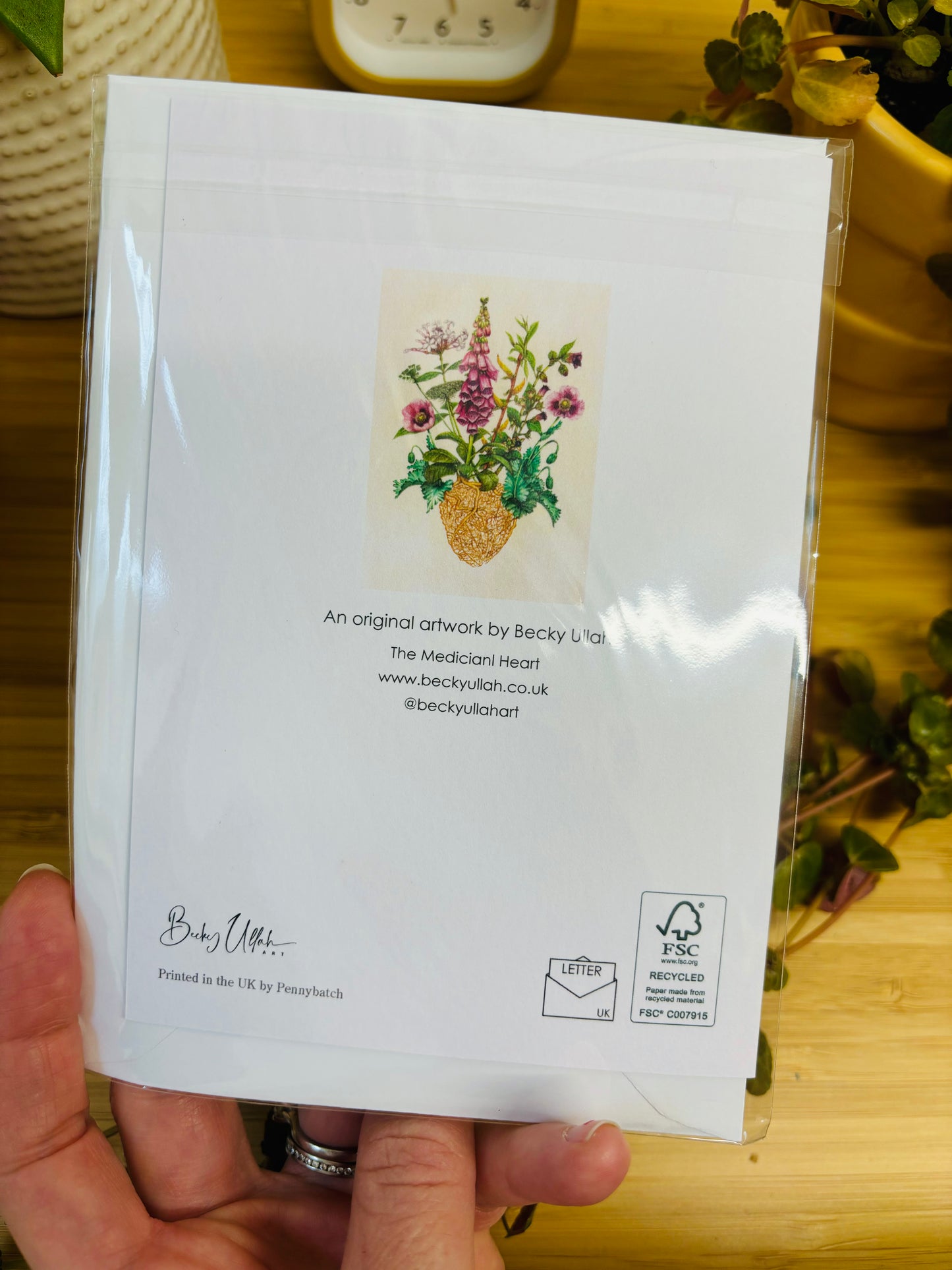 Greetings Card - The Medicinal Heart