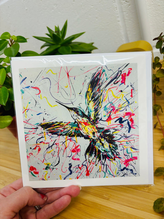 Greetings Card - Explosion
