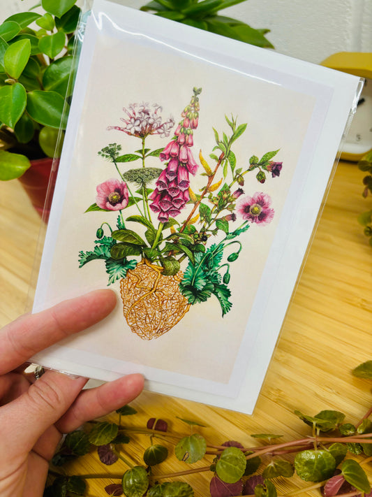 Greetings Card - The Medicinal Heart