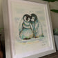 Baby Penguin Print A3